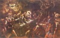das Abendmahl Italienischen Tintoretto Religiosen Christentum